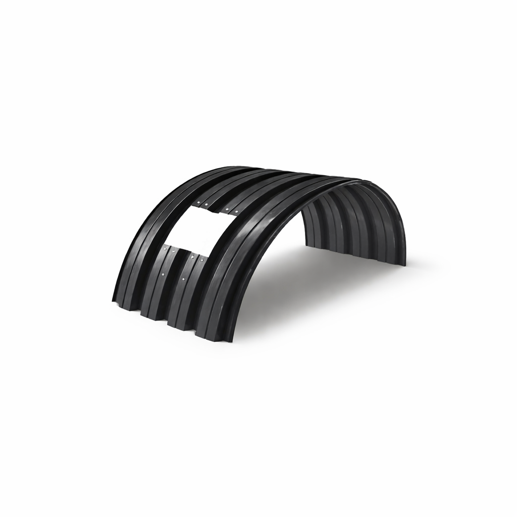 Укрытие конвейеров из арочного профнастила Н60ПГ для промышленных объектов